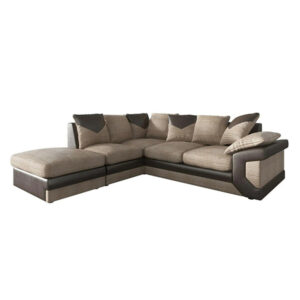 Dino Brown/Beige Left Arm or Right Arm Corner and 3+2 Seater Sofa