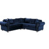 Ashwin Fabric Blue Color Corner Sofa