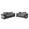 Dino Black/Grey 3+2 Seater Sofa