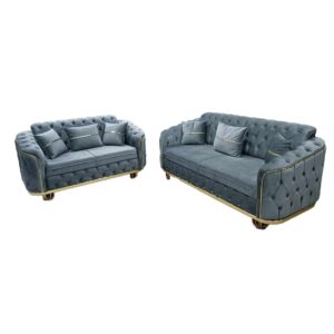 Madrid Grey 3+2 Seater Sofa